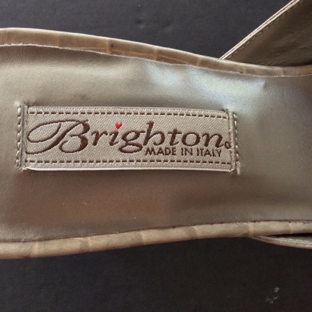 BRIGHTON LEATHER JEWELED SANDAL - Picture 8 of 8